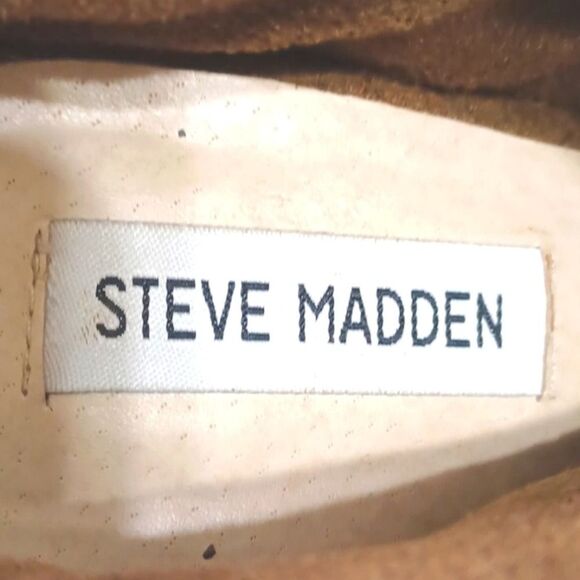 Steve Madden P-Jan brown suede booties  Size 10 - Picture 9 of 9